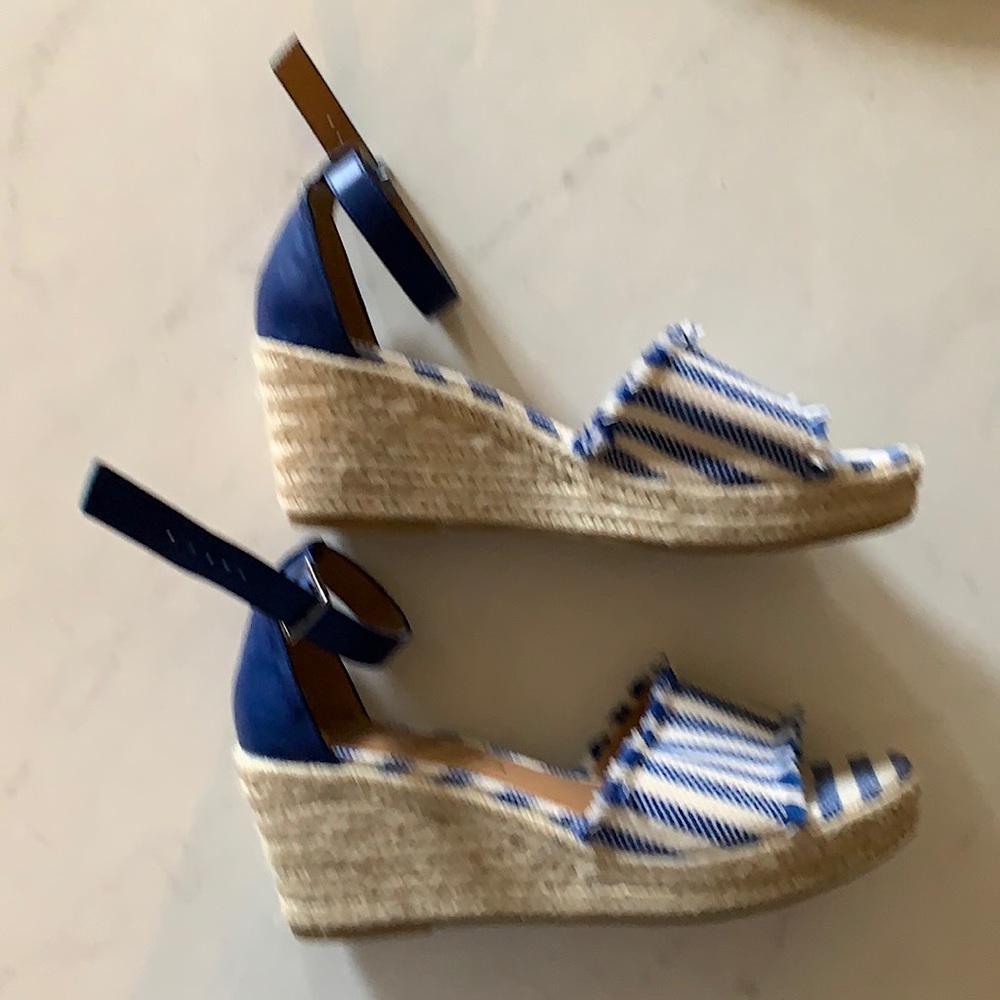 Pair of Moda Spana Espadrille Wedges
